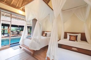 2 dormitorios, escritorio, wifi y ropa de cama