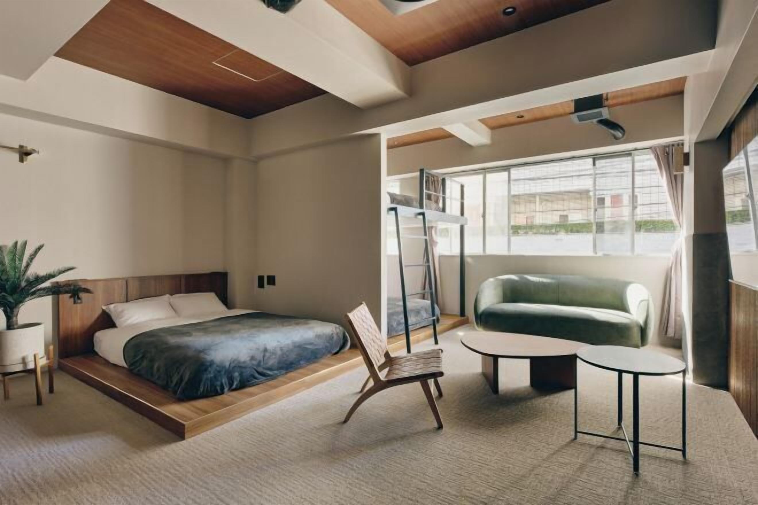 1 bedroom, individually decorated, individually furnished