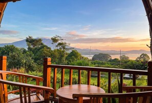 Uitzicht vanuit accommodatie