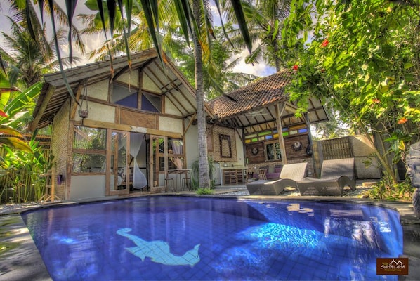 Standard Villa, 1 Bedroom, Non Smoking, Pool View | Terrace/patio