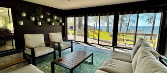 Spacious Lakefront Getaway: Pet-Friendly Retreat w/ Dock and Stunning Lake Views