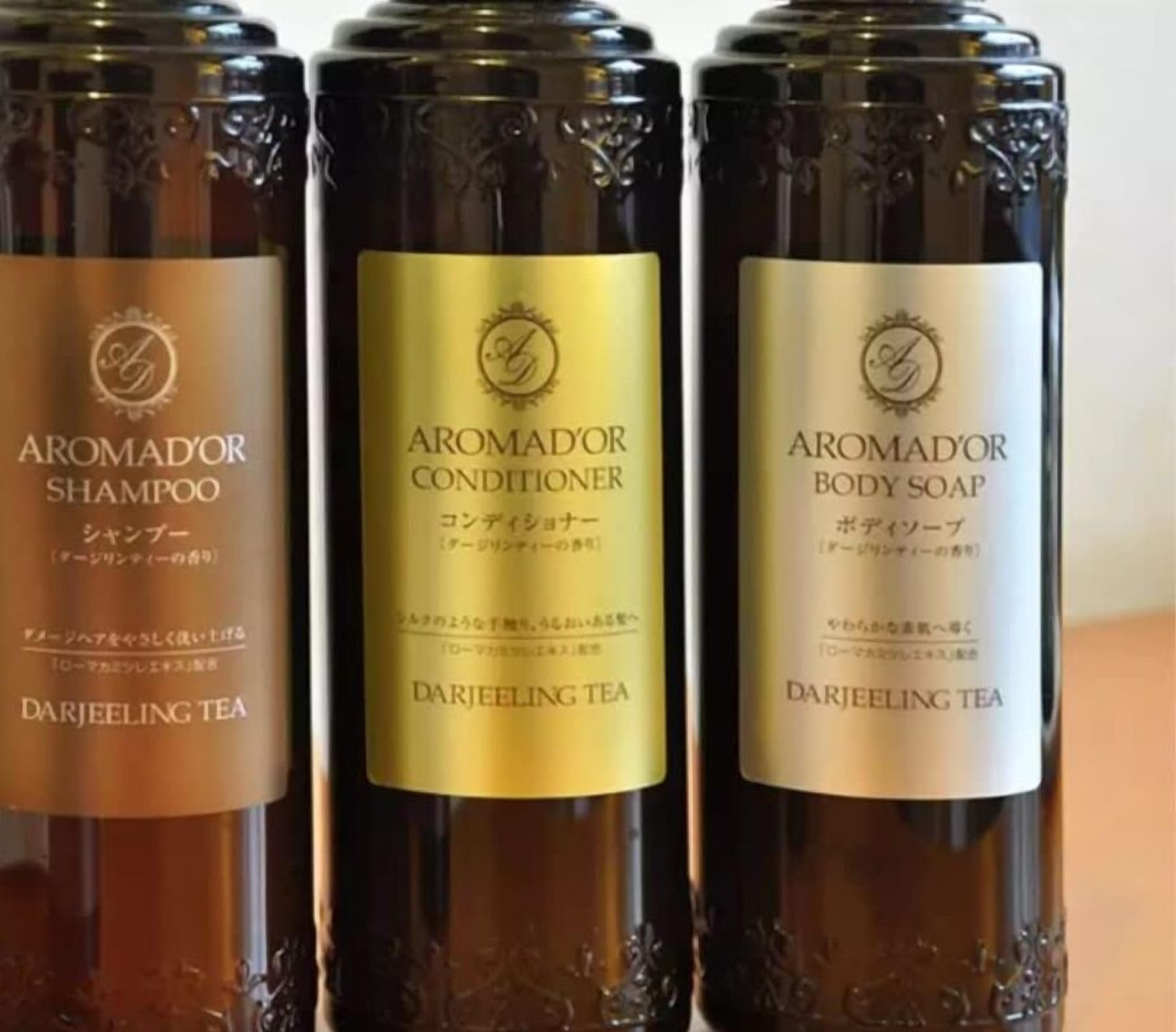 Een douche, een haardroger, handdoeken