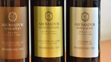 Een douche, een haardroger, handdoeken