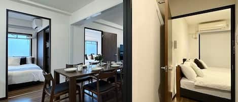 3 bedrooms, desk, iron/ironing board, WiFi