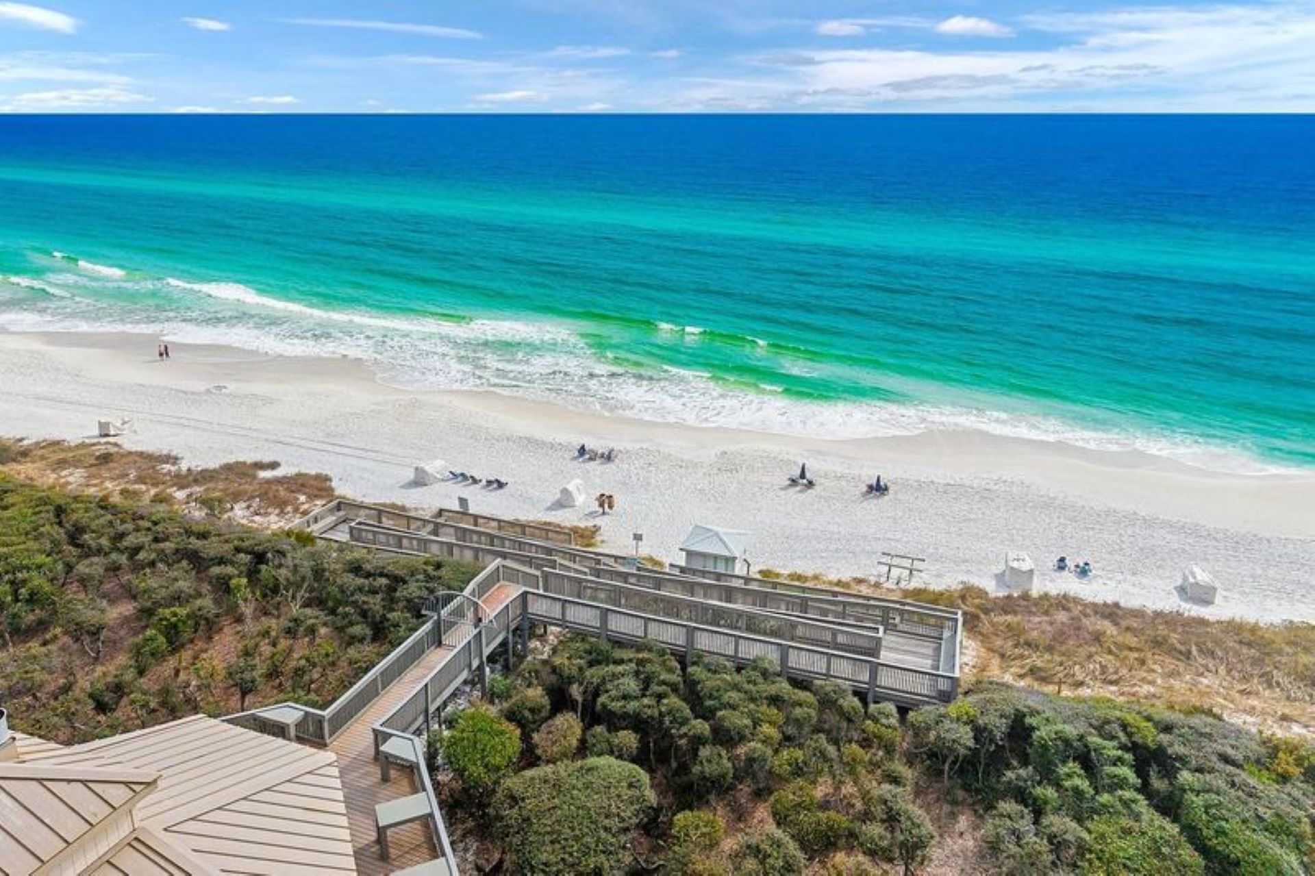 Accommodatie ligt op het strand