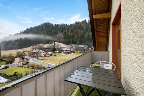 Ferienwohnung 'Haus Johanna' mit Bergblick, Balkon und WLAN