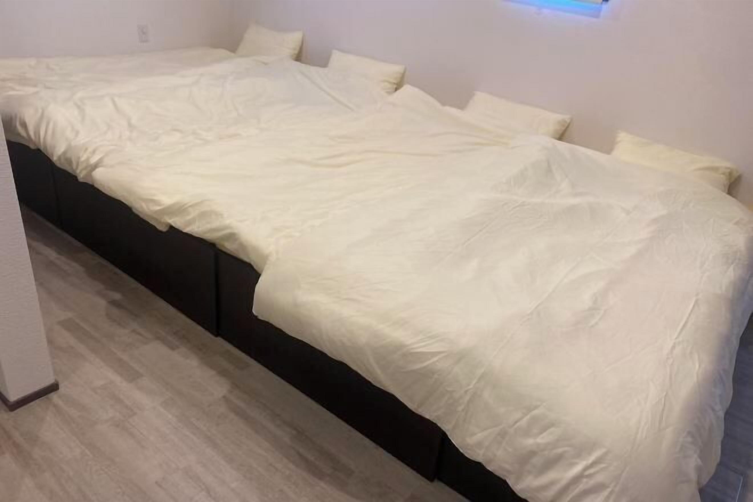 Premium bedding, down duvets, memory-foam beds, individually decorated