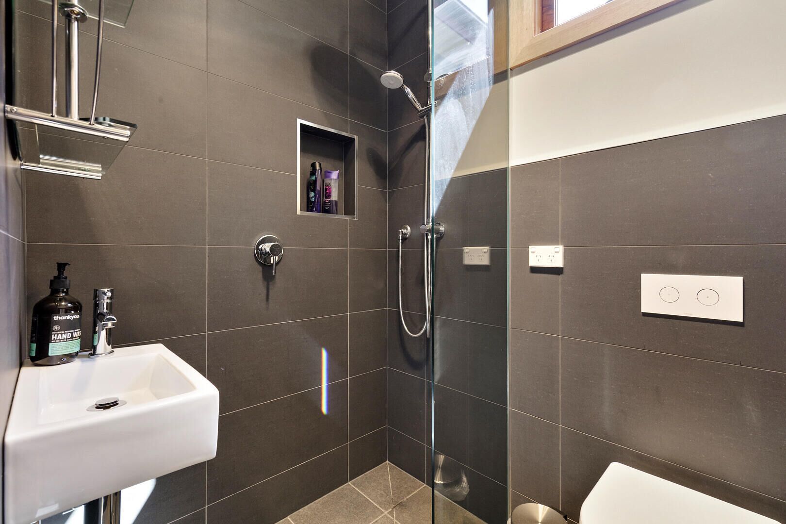 Hair dryer, towels