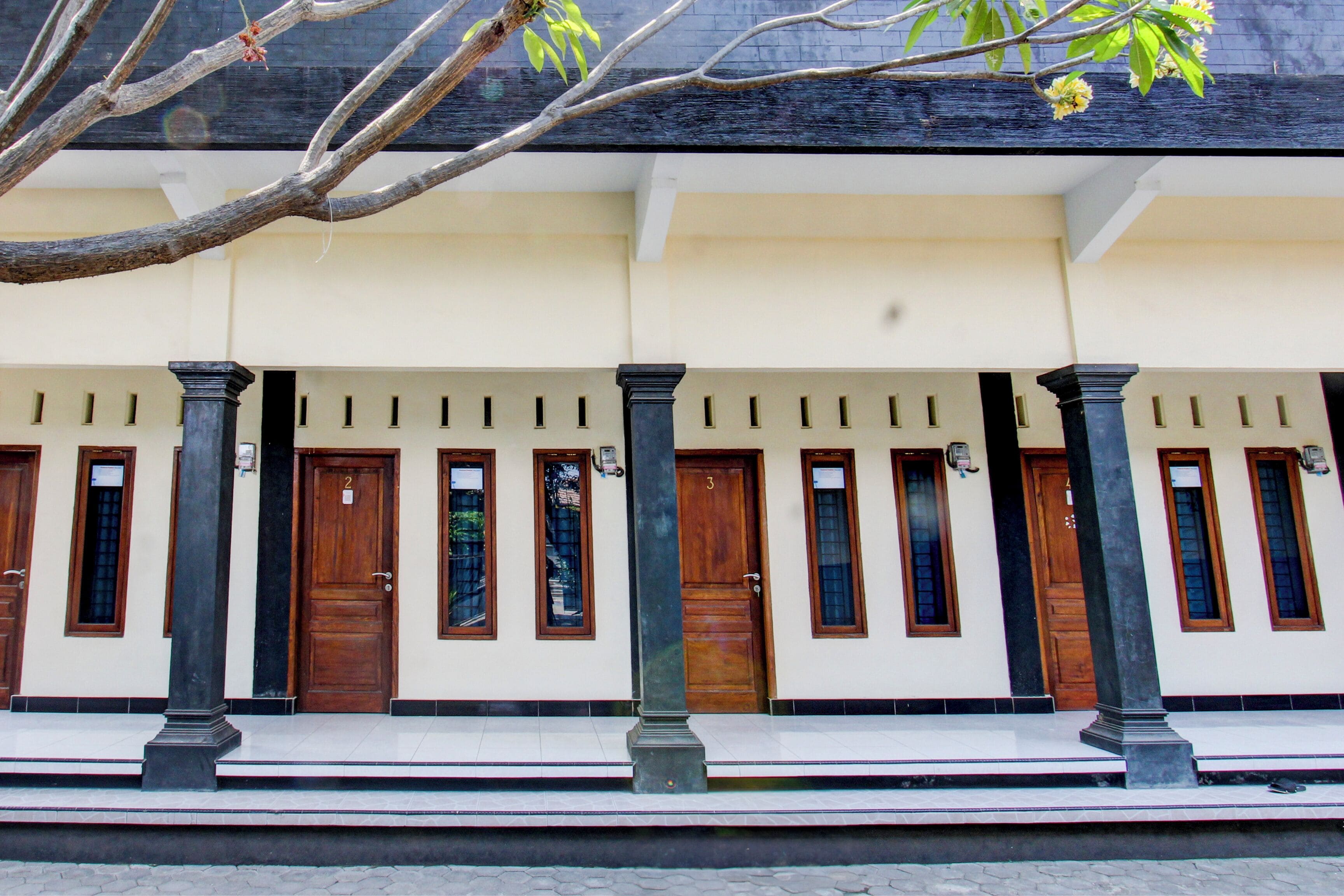 Fachada de la propiedad