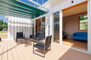 Feriehus - ikke-ryger - bjergudsigt (Shushidake, with Loft and Hot Spring) | Terrasse/gårdhave