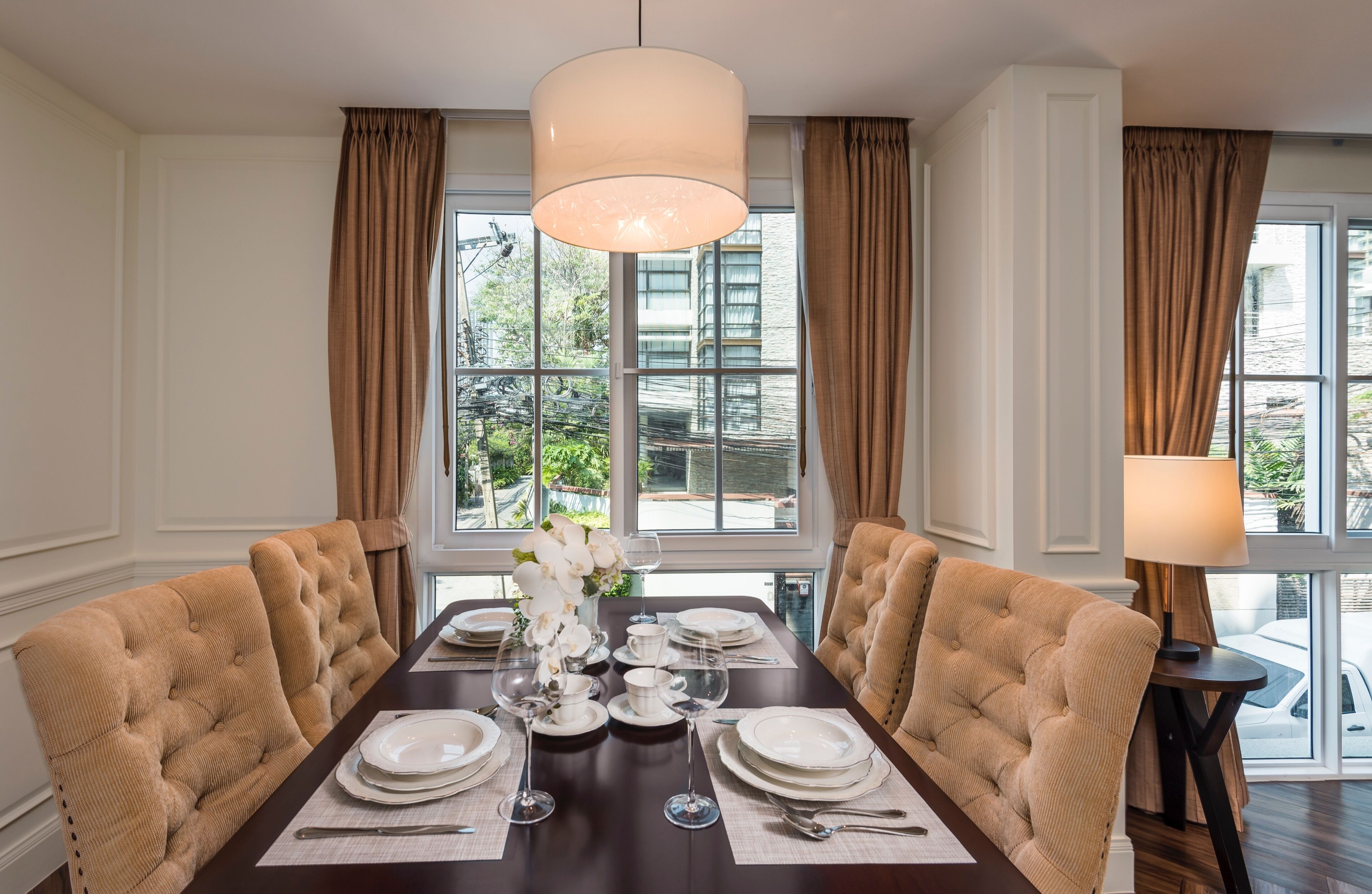 Departamento Elite, 2 habitaciones, vista a la ciudad, junto a la alberca | Comedor