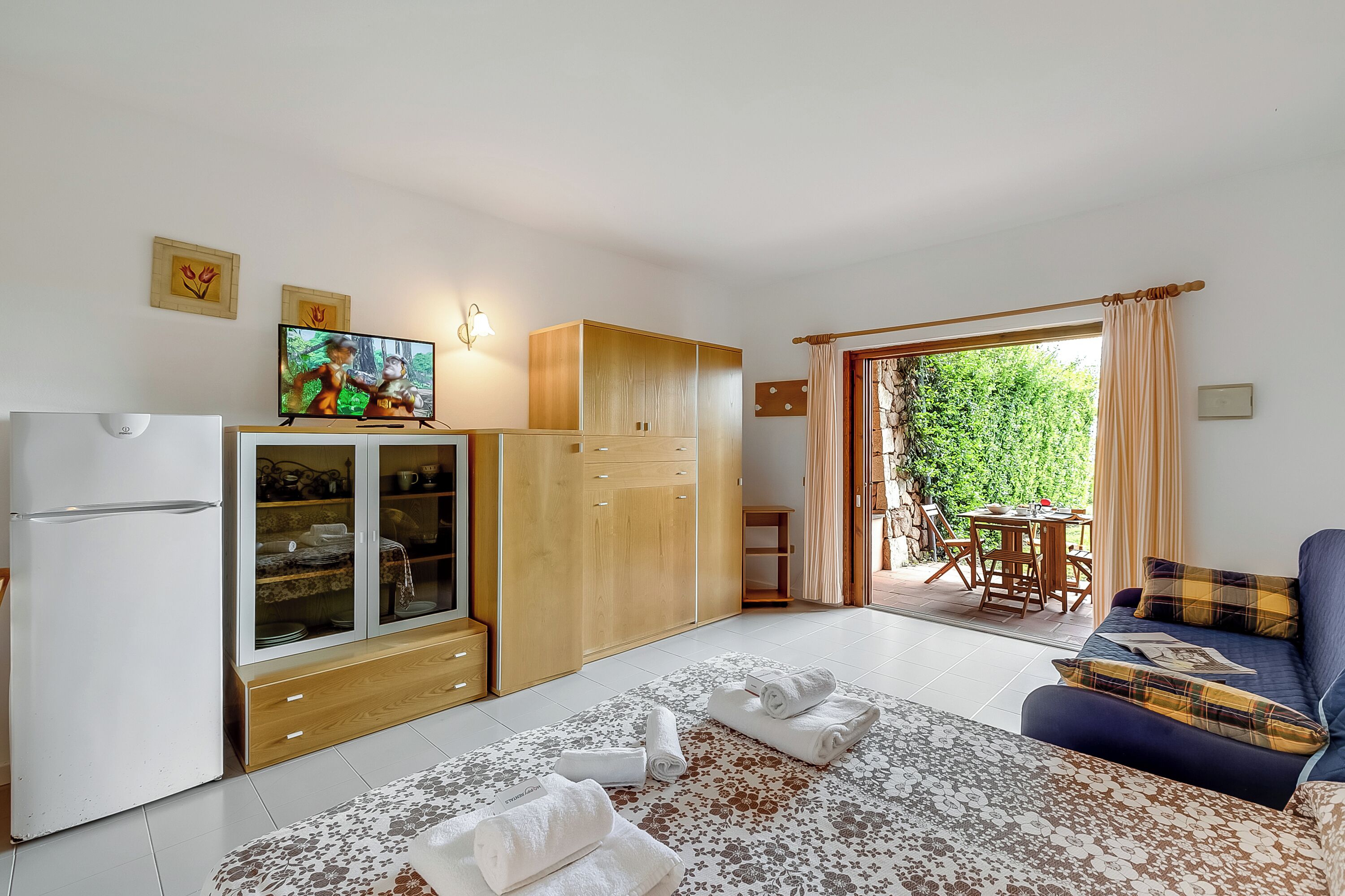 Familiestudio (I Fari 22 600m From The Beach) | Sengetøy