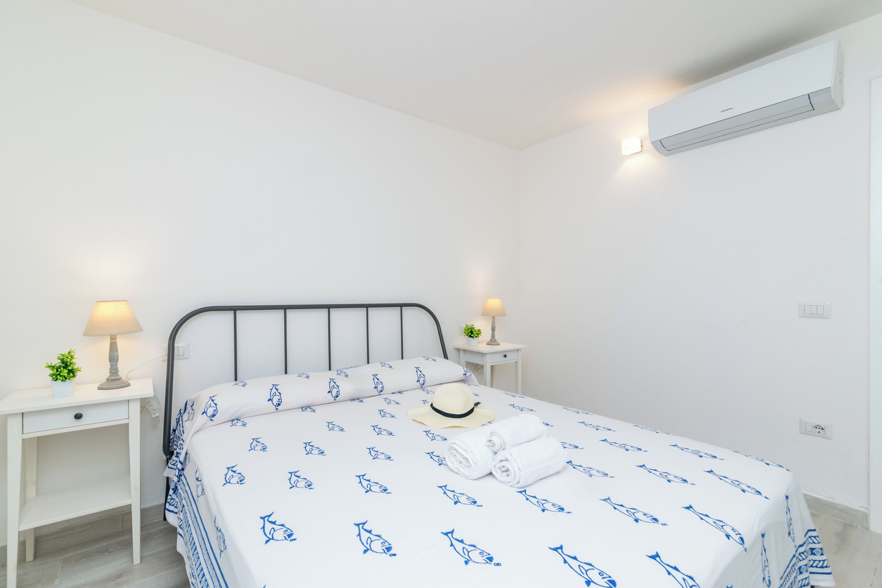 Leilighet – standard, flere soverom (I Fari 95 600m From The Beach) | 1 soverom og sengetøy