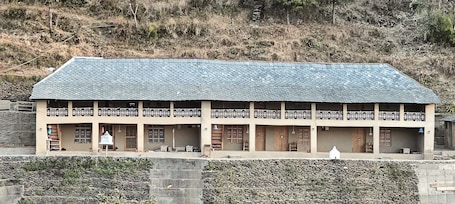 Exterior. Mud and Stone Cottage in Himalayas, best experience amidst Nature's Tranquility