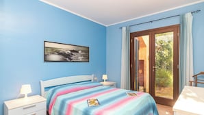 2 kamar tidur dan seprai linen