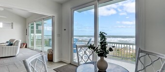 Oceanfront Paradise | Unwind w/ Mesmerizing Ocean Views |Sun-Soaked Deck |2 Suites |Private Yard