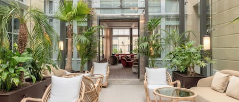 Lobby sitting area