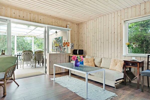 Fireplace, DVD player - Scenic summer house 600 meters from sandy beach (Asnæs)