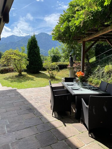 Ferienwohnung Nonn mit traumhaften Bergblick, 140 qm mit 2 Schlafzimmern