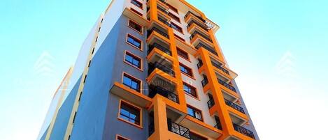 Majoituspaikan julkisivu