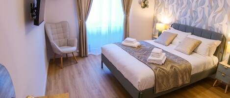 2 室のベッドルーム、ベッドシーツ