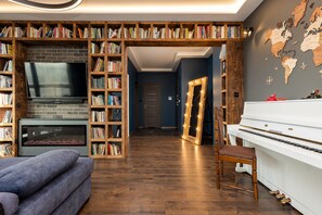 Apartment, 1 Bedroom, Balcony | Living area - Deep Green Apartment by Renters (Warsaw)