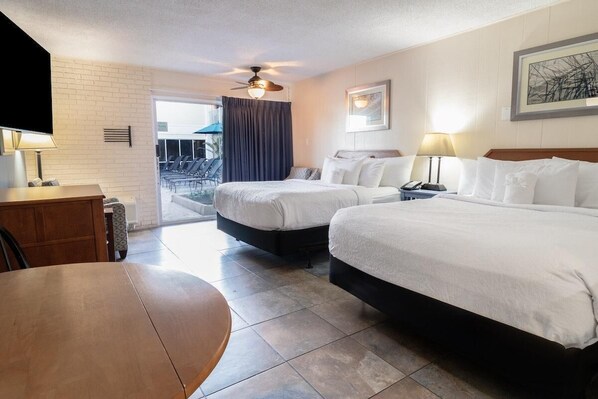 Internet, bed sheets - Beach Dreams, Pool View Room, 1st Floor sleeps 4 (Pawleys Island)