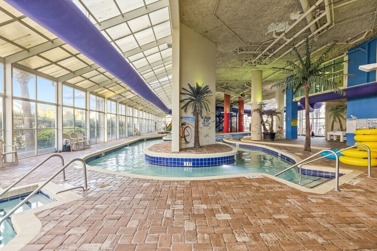 Indoor pool, a heated pool