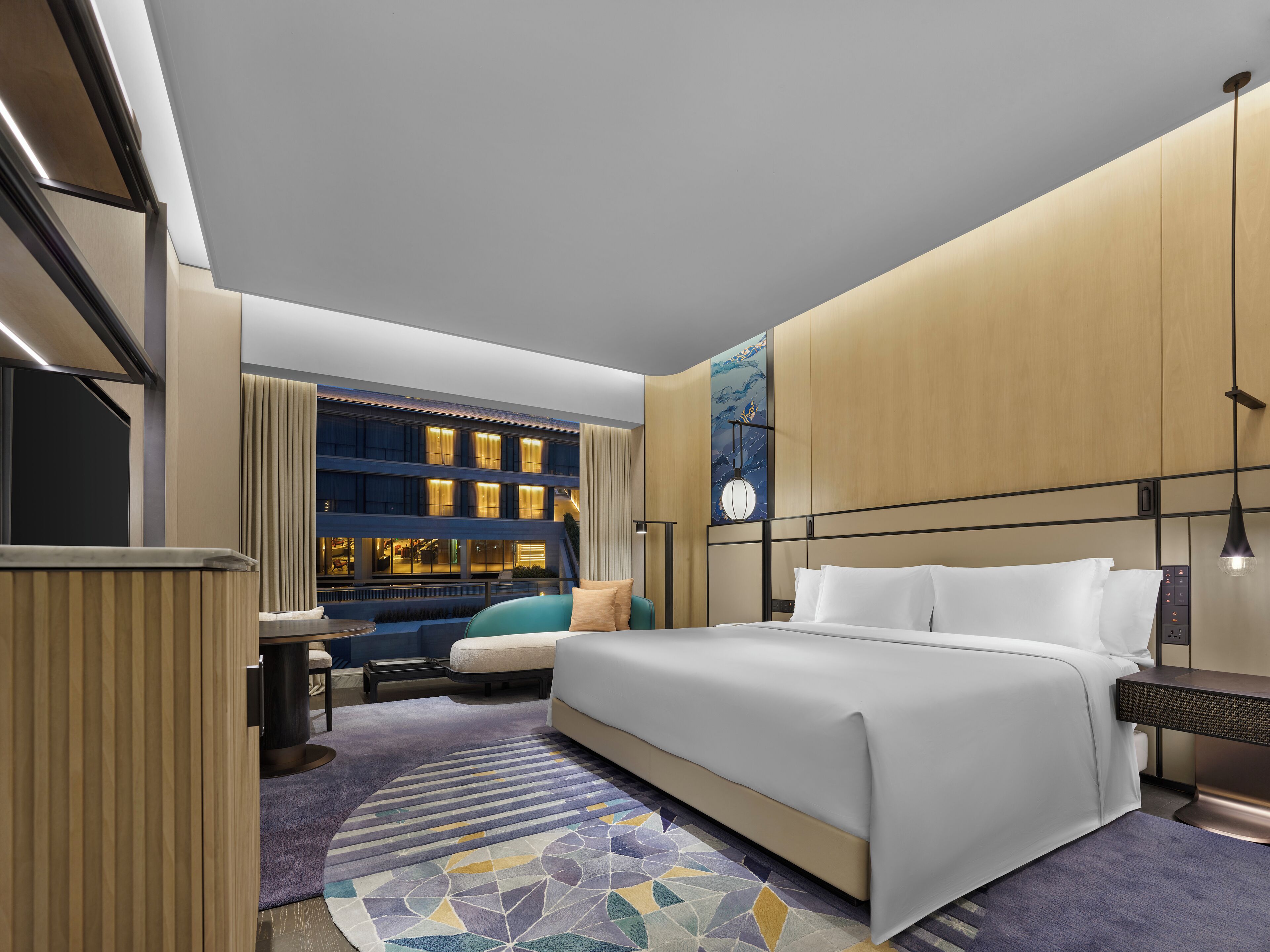 Premium bedding, down comforters, pillowtop beds