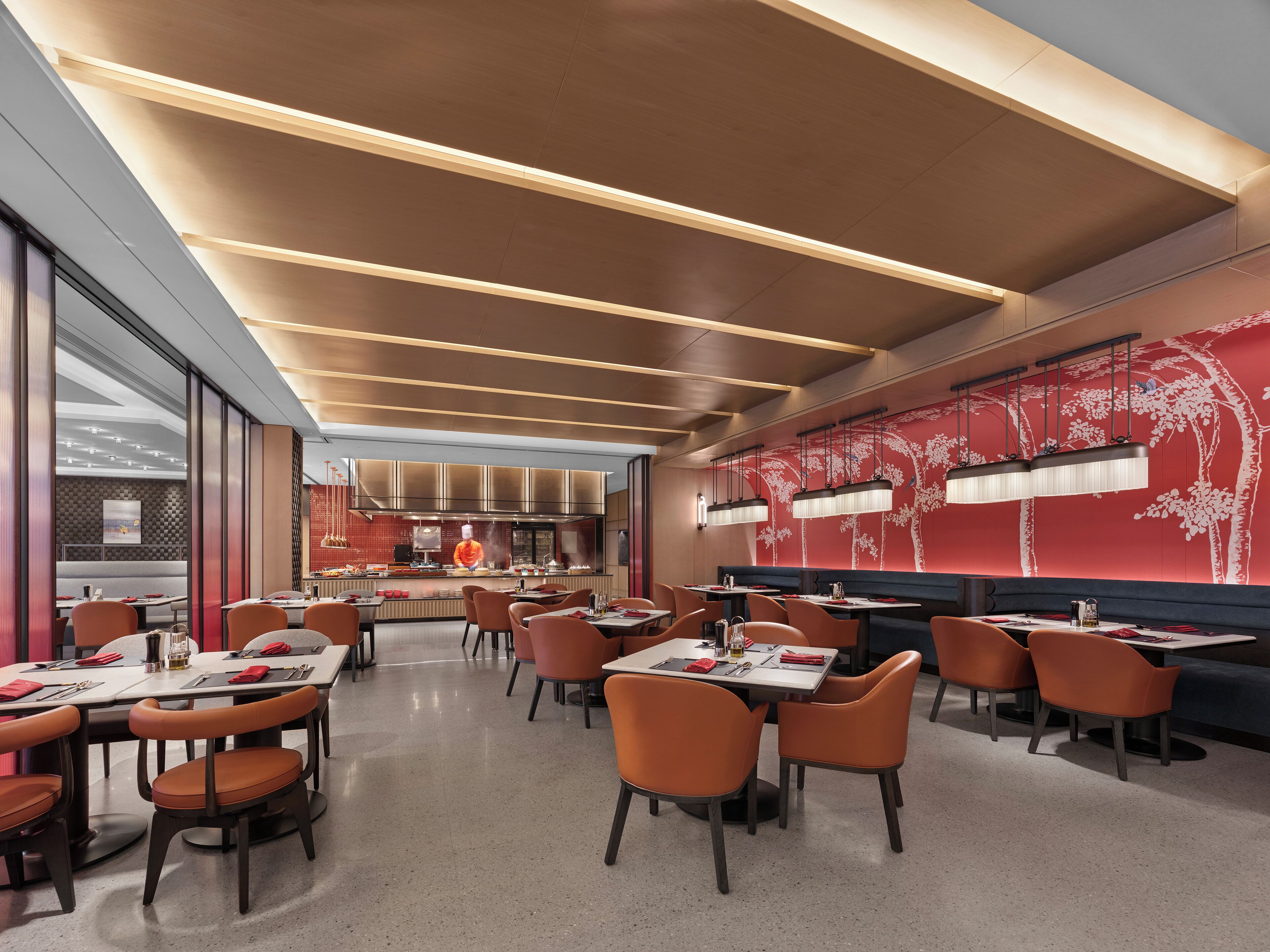 Café da manhã com buffet todos os dias (CNY 188 por pessoa) 