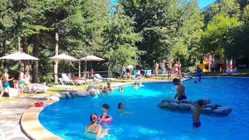 Indoor pool, seasonal outdoor pool