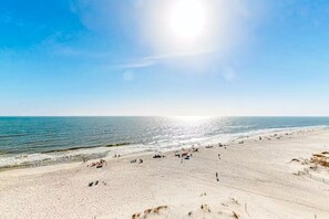 On the beach