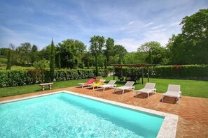 Outdoor pool - House in the Tuscan Countryside with Pool (Santa Maria)
