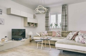 TV, video games, DVD player, stereo