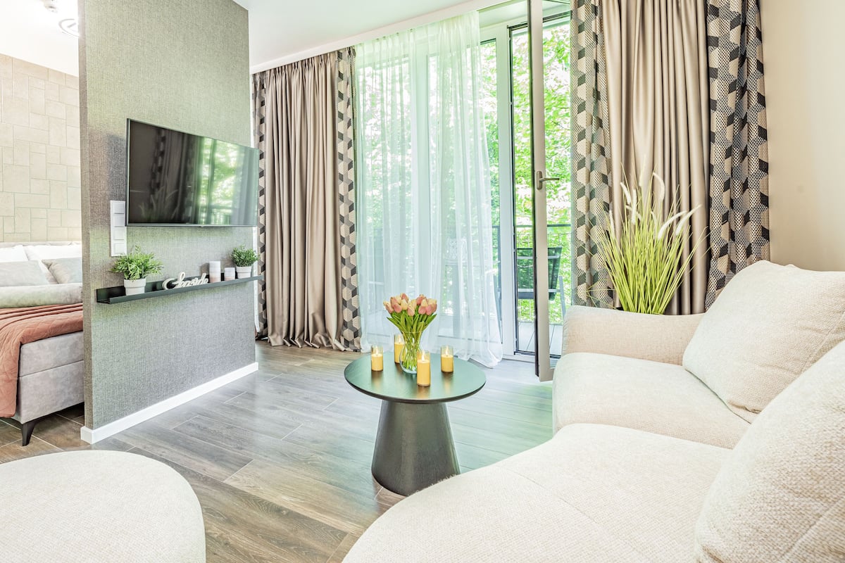 Phòng Suite Junior | 1 phòng ngủ, két bảo mật tại phòng, trang trí khác biệt