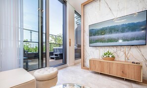 Luxury-Penthouse, Whirlpool, Meerblick