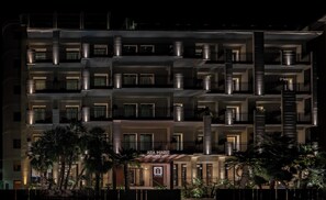Front of property – evening/night