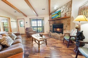 Ferienhütte, 2 Schlafzimmer | Wohnbereich