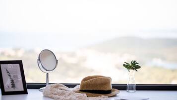 Uitzicht vanuit accommodatie