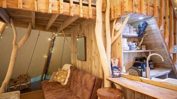 Family Tent, Multiple Beds (Tipi) | Living area