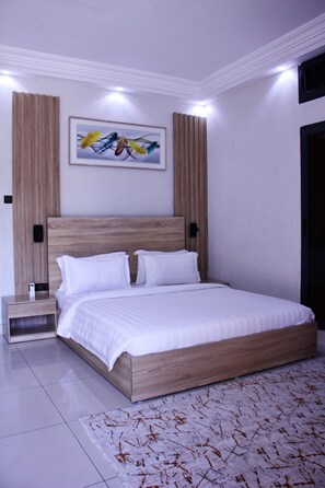 Kamar Double Comfort | Seprai katun Mesir, seprai premium, selimut bulu angsa, dan busa memori