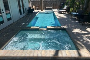 Una piscina climatizada