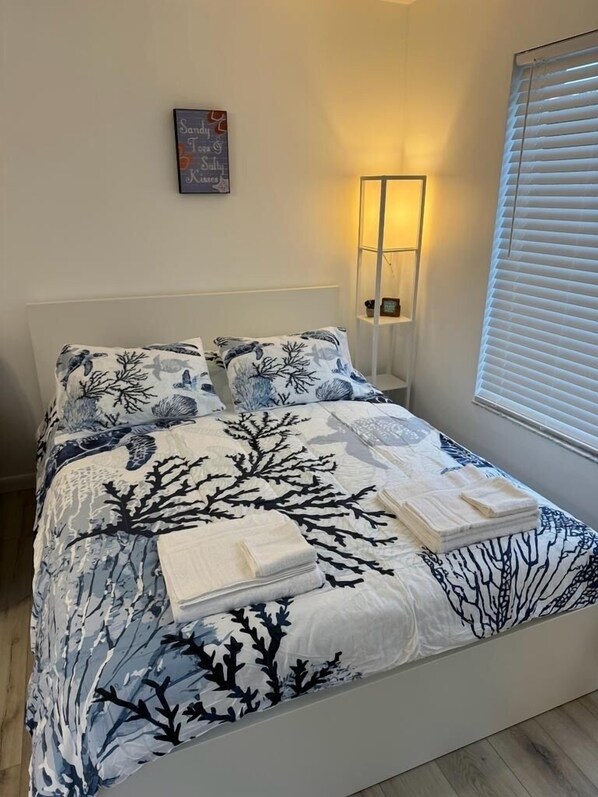 1 soverom, strykejern/-brett, wi-fi og sengetøy