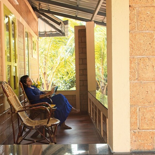 A tranquil, riverside earthen home for a comfortable and peaceful stay