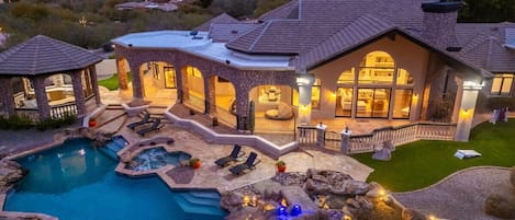 Una piscina climatizada