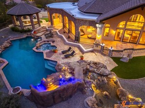 Una piscina climatizada