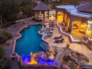 Una piscina climatizada