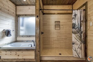 Douche, serviettes fournies