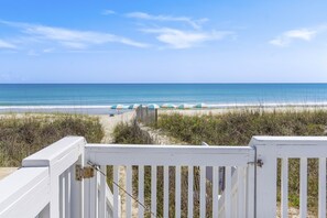 Sun loungers, beach towels