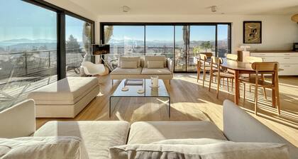 Vue unique sur montagnes !